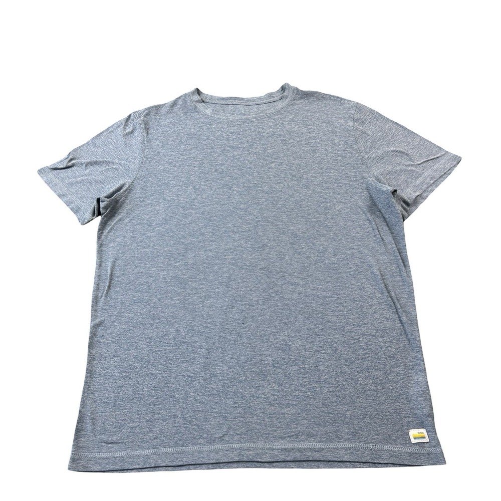 Vuori Strato Tech Tee Mens Small Heather Blue V126 Performance Shirt